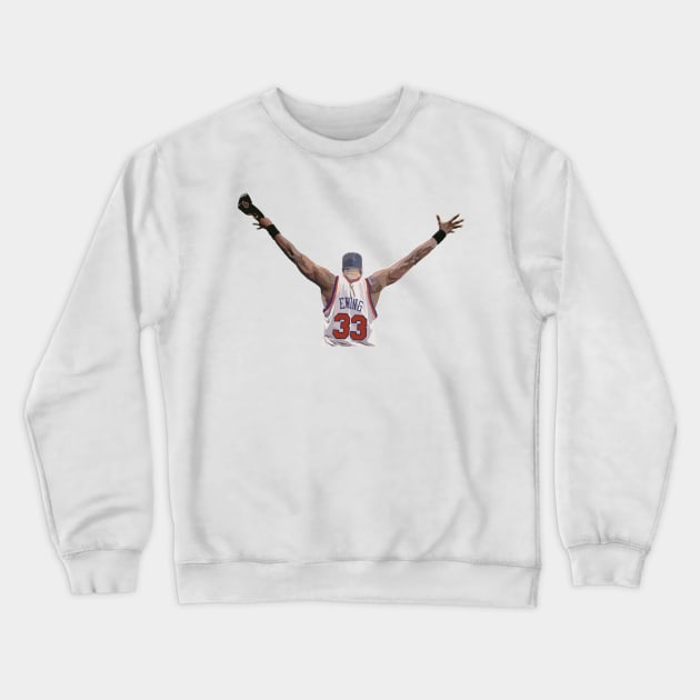 Patrick Ewing of the New York Knicks Crewneck Sweatshirt by ActualFactual